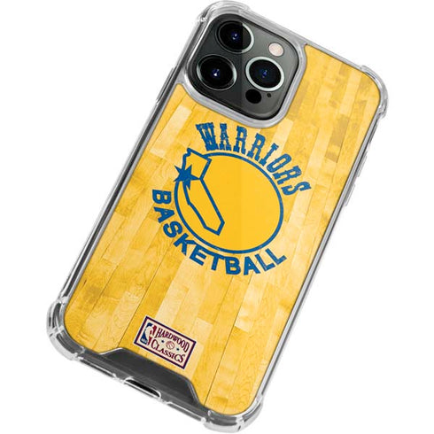 NBA Golden State Warriors Hardwood Classics iPhone 15 Pro Clear Case